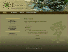 Tablet Screenshot of essenceintryon.com